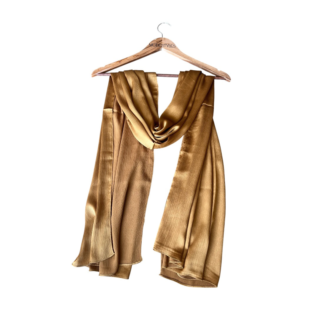 Linear Satin in Warm Gold