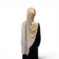 Liquid Jersey in Sandstone Beige