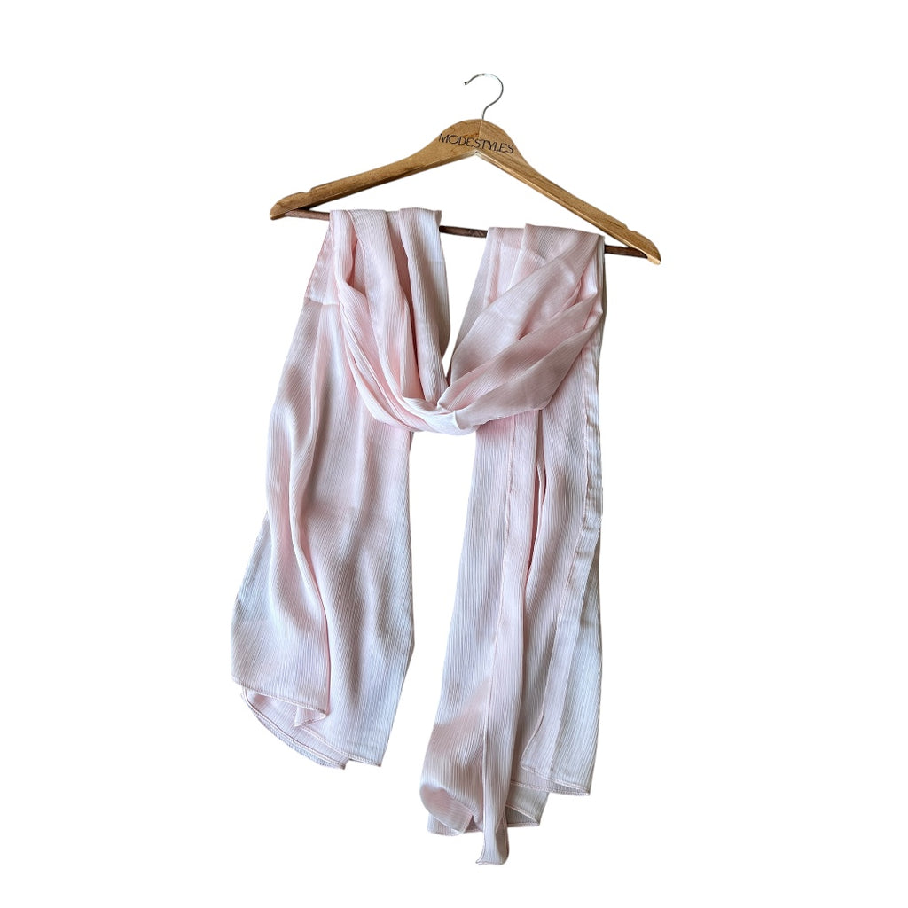 Linear Satin in Baby Pink