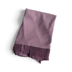Ruffled Slip on Scarf in Muted Mauve
