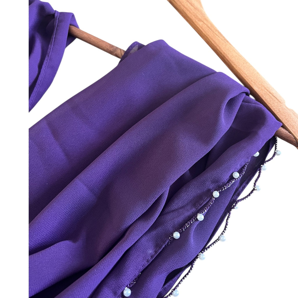 Pearl Chiffon in Purple