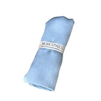 Linear Satin in Light Blue