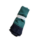 Pleated Elegance in Evergreen
