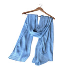 Linear Satin in Light Blue