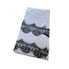 Noir Lace Jersey in Grey