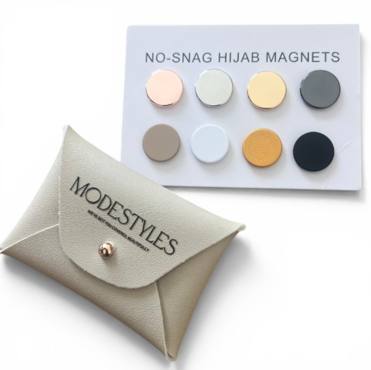Set of 8 Flat Magnets with Pouch
