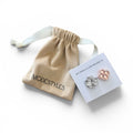 2 Floral Magnets with Pouch