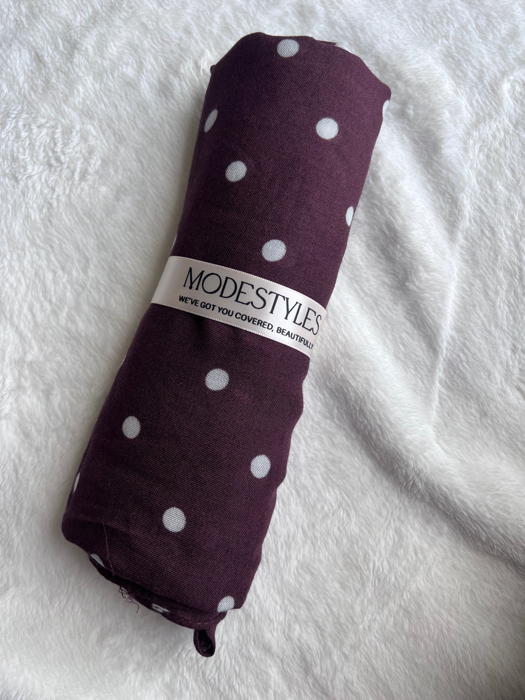 Spiced Plum Polka Dot