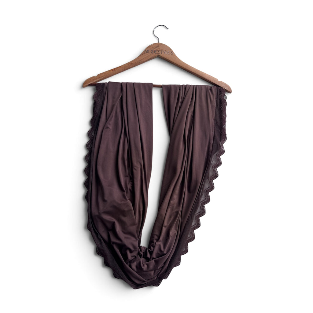 Luxe Lace in Cocoa Truffle