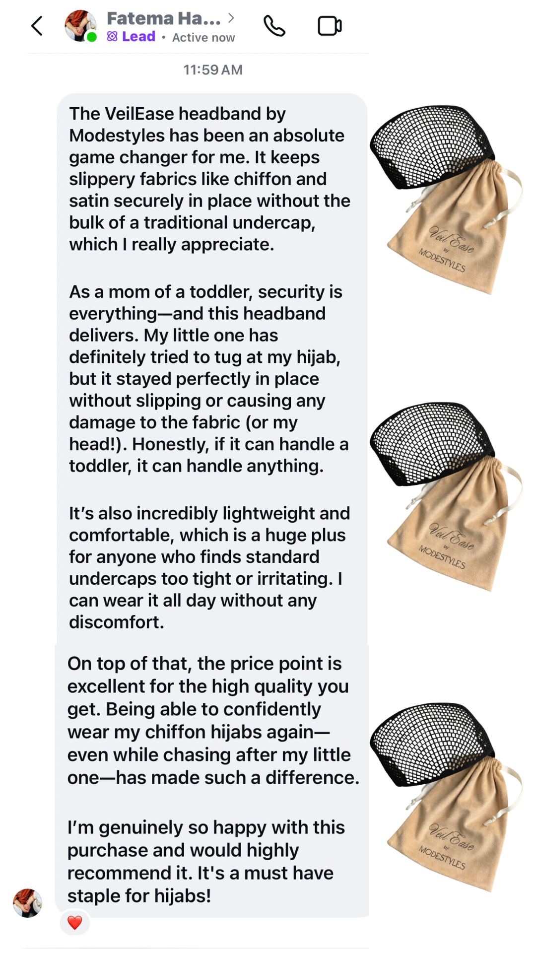 VeilEase Headband