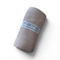 Soft Crinkle Crepe in Taupe