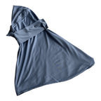 Snap-Adjustable Active Hijab in Blue-Grey
