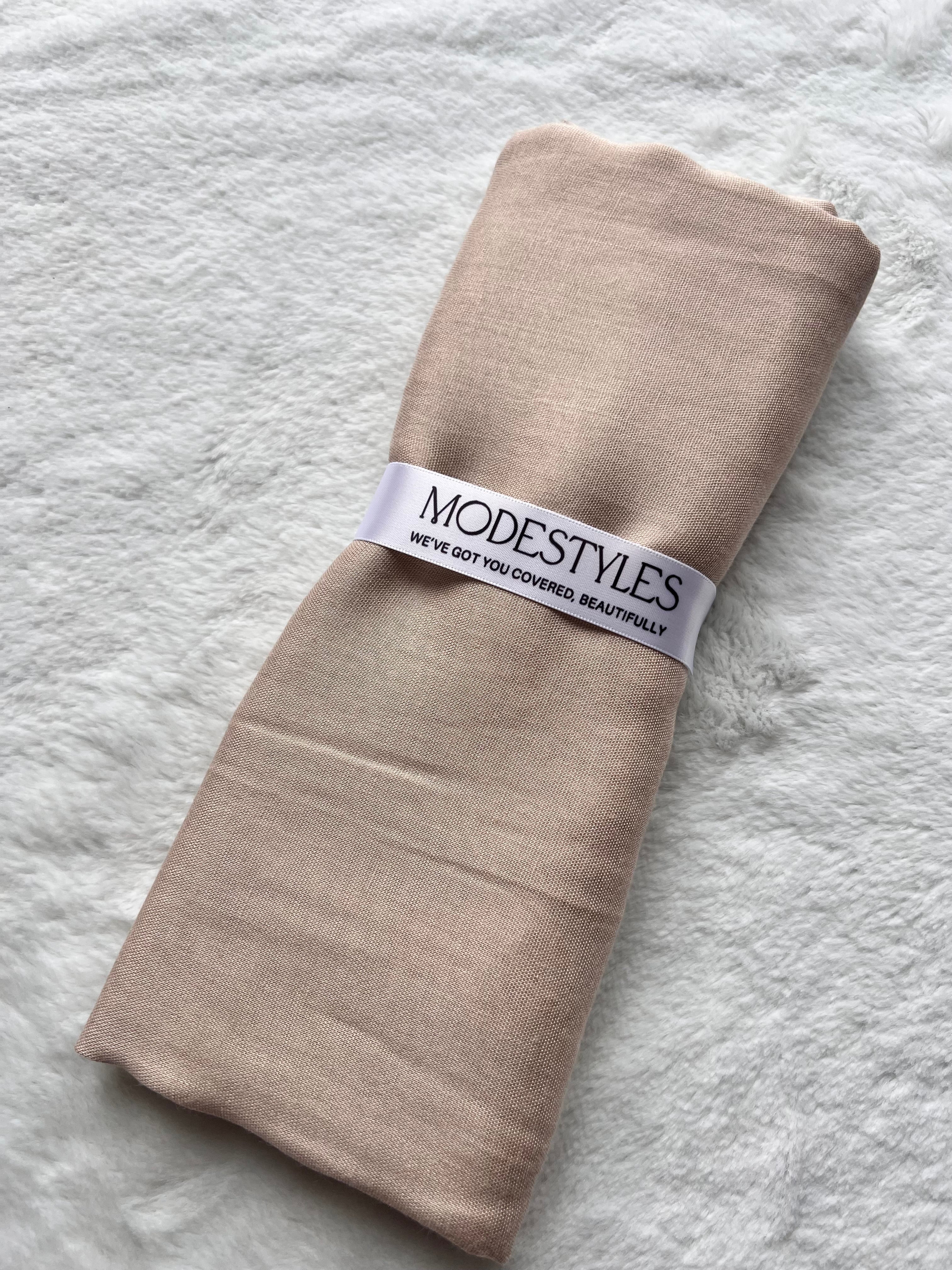 Premium Modal in Nude Beige