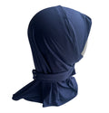 Snap-Adjustable Active Hijab in Navy Blue