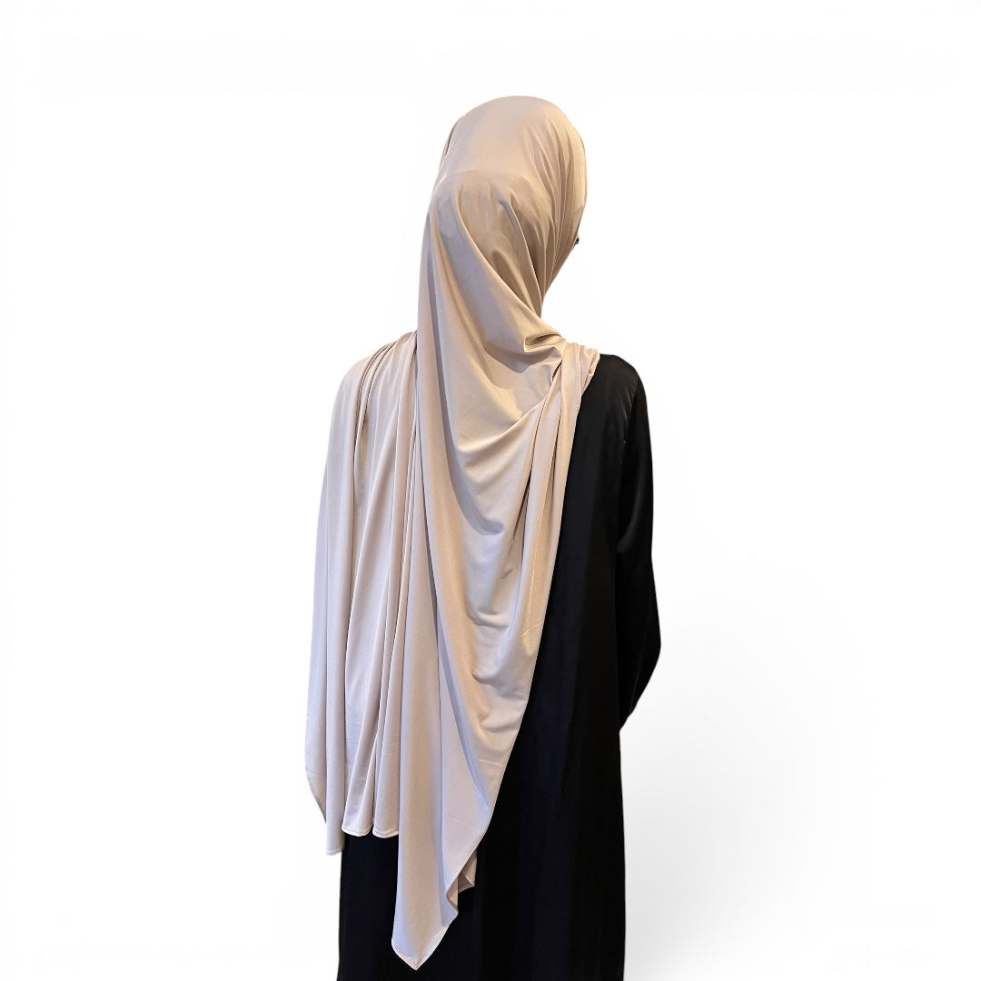 Liquid Jersey in Moonstone Beige