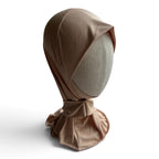Snap-Adjustable Active Hijab in Beige