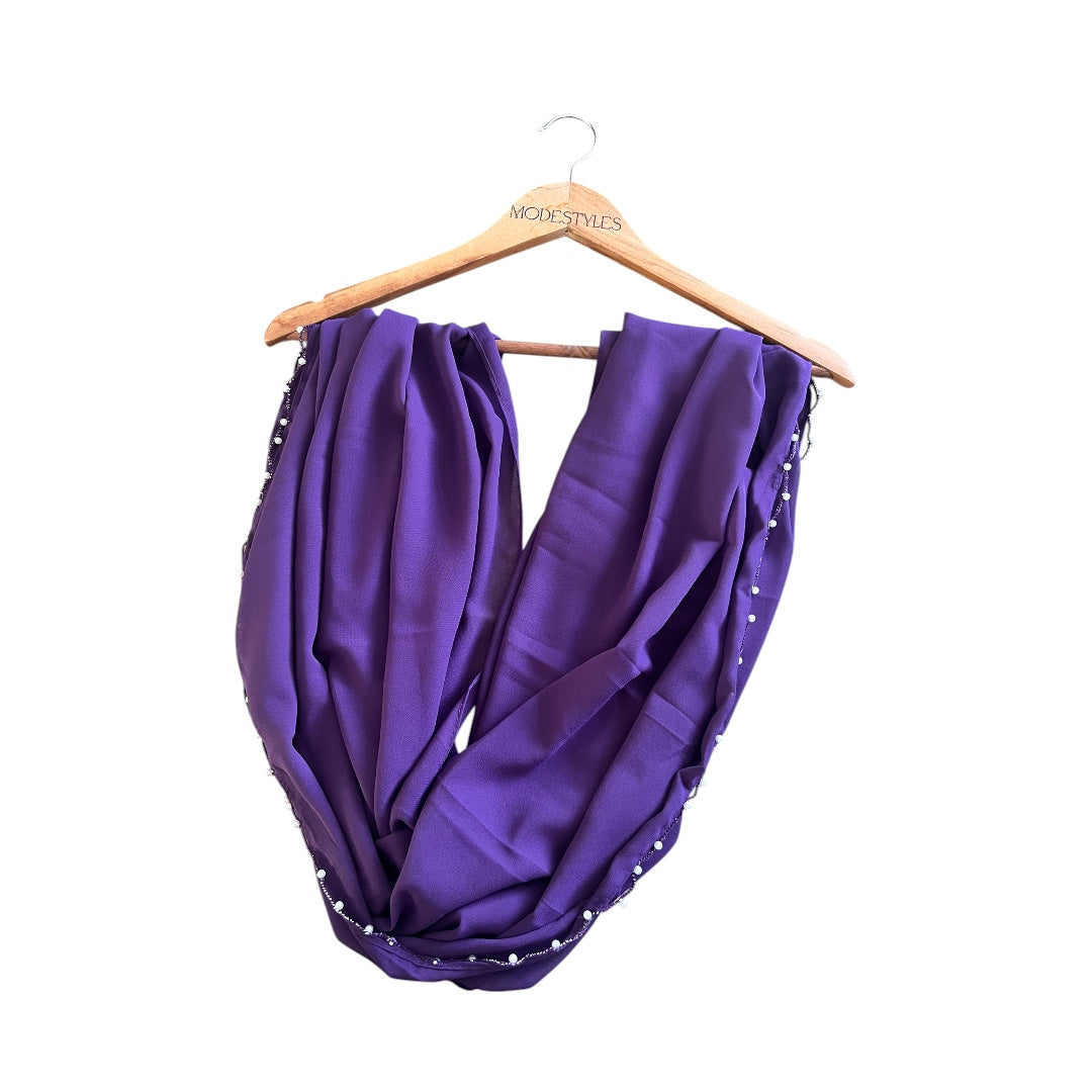 Pearl Chiffon in Purple