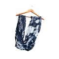 Mineral dye Scarf in Tidal Blue