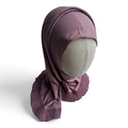 Ruffled Slip on Scarf in Muted Mauve