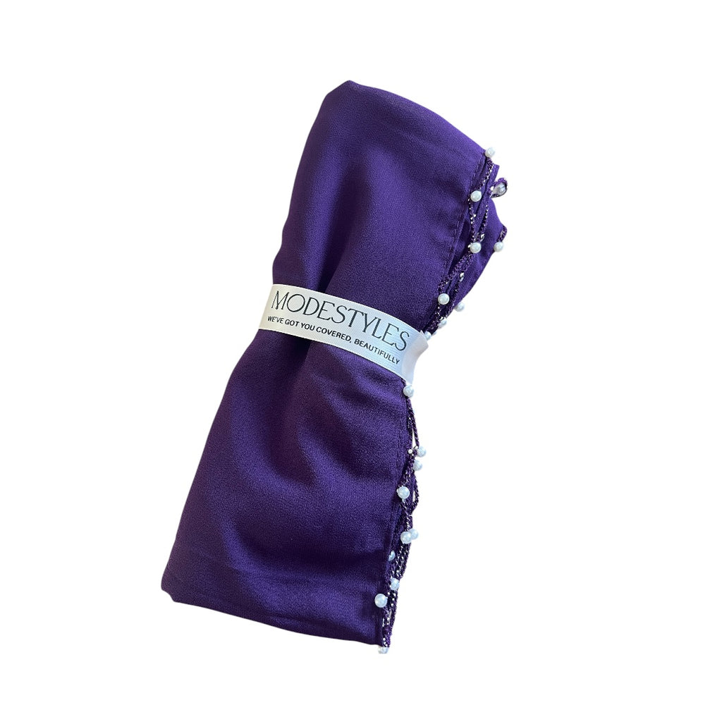 Pearl Chiffon in Purple