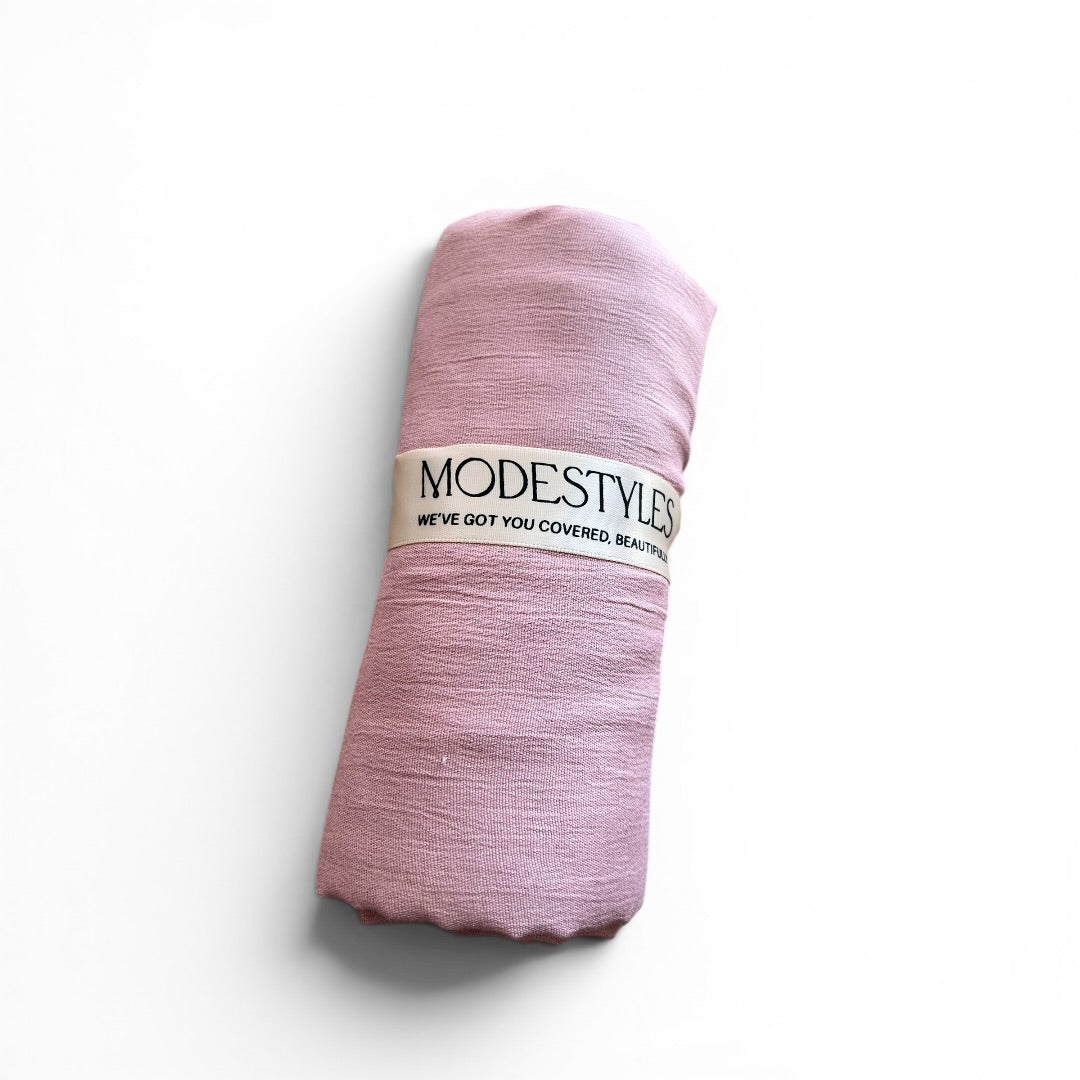 Soft Crinkle Crepe in Pink Sorbet