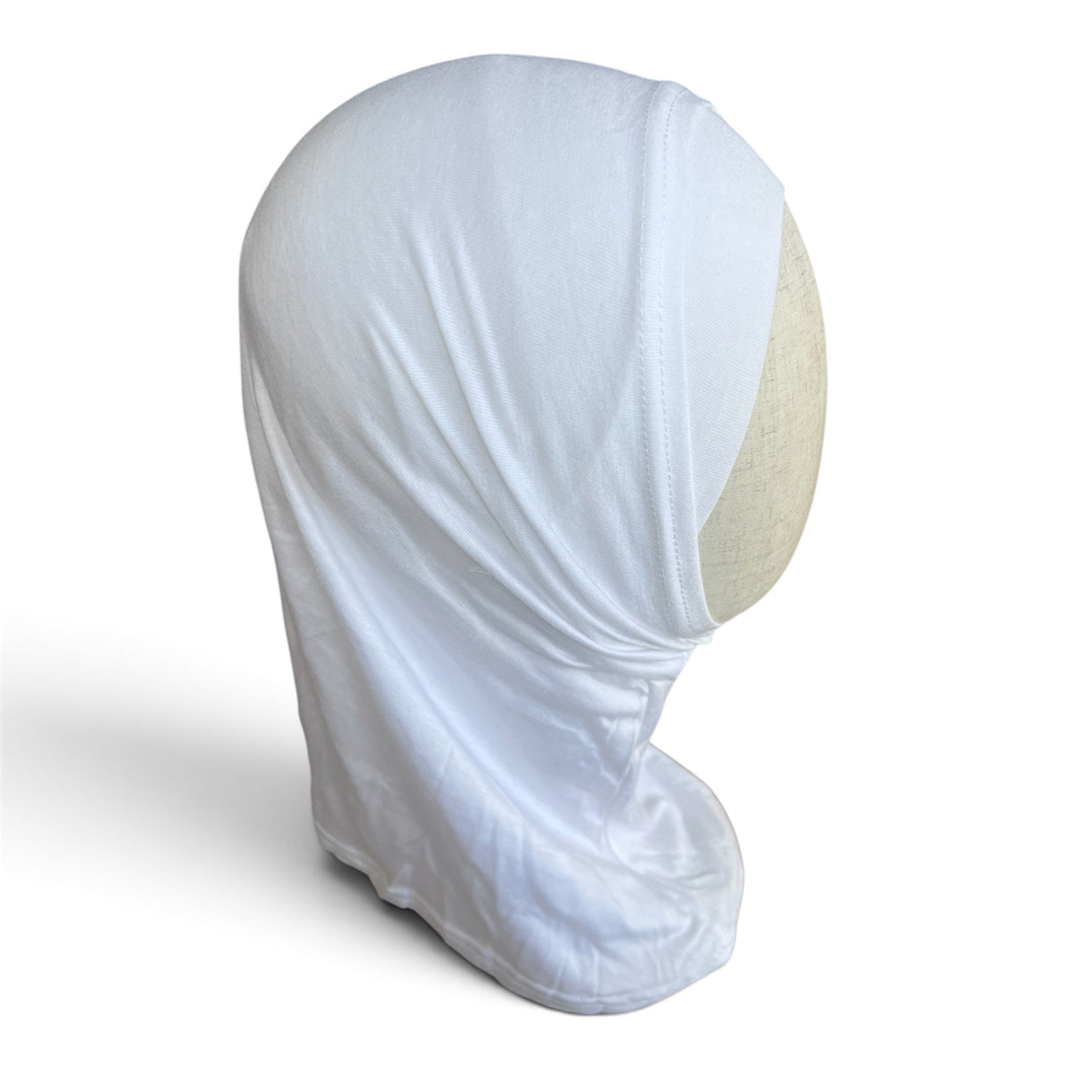Girls Two-Piece Instant Scarf in White