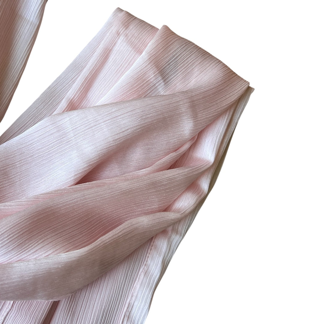 Linear Satin in Baby Pink
