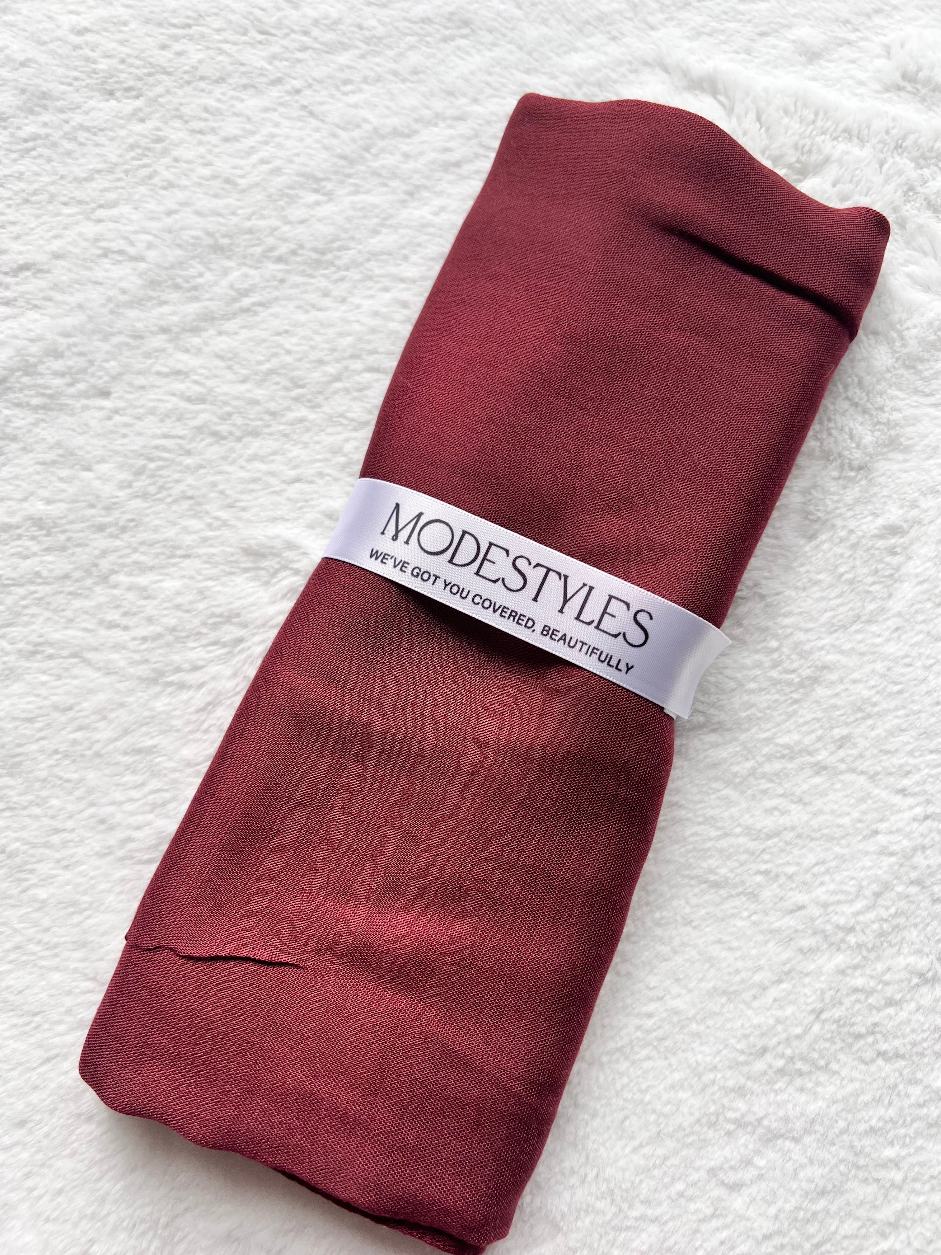 Premium Modal in Brick Red