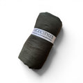 Soft Crinkle Crepe in Blackened Olive