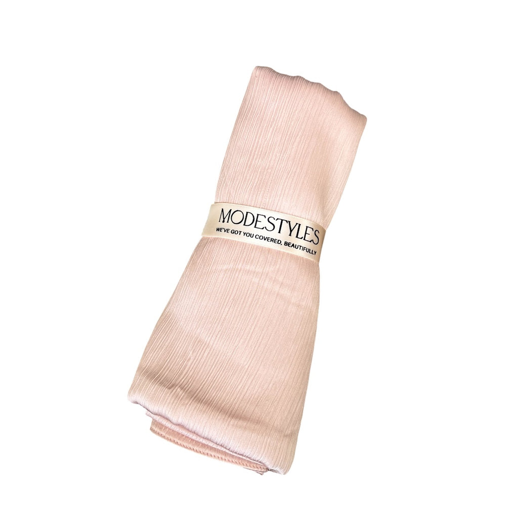Linear Satin in Baby Pink
