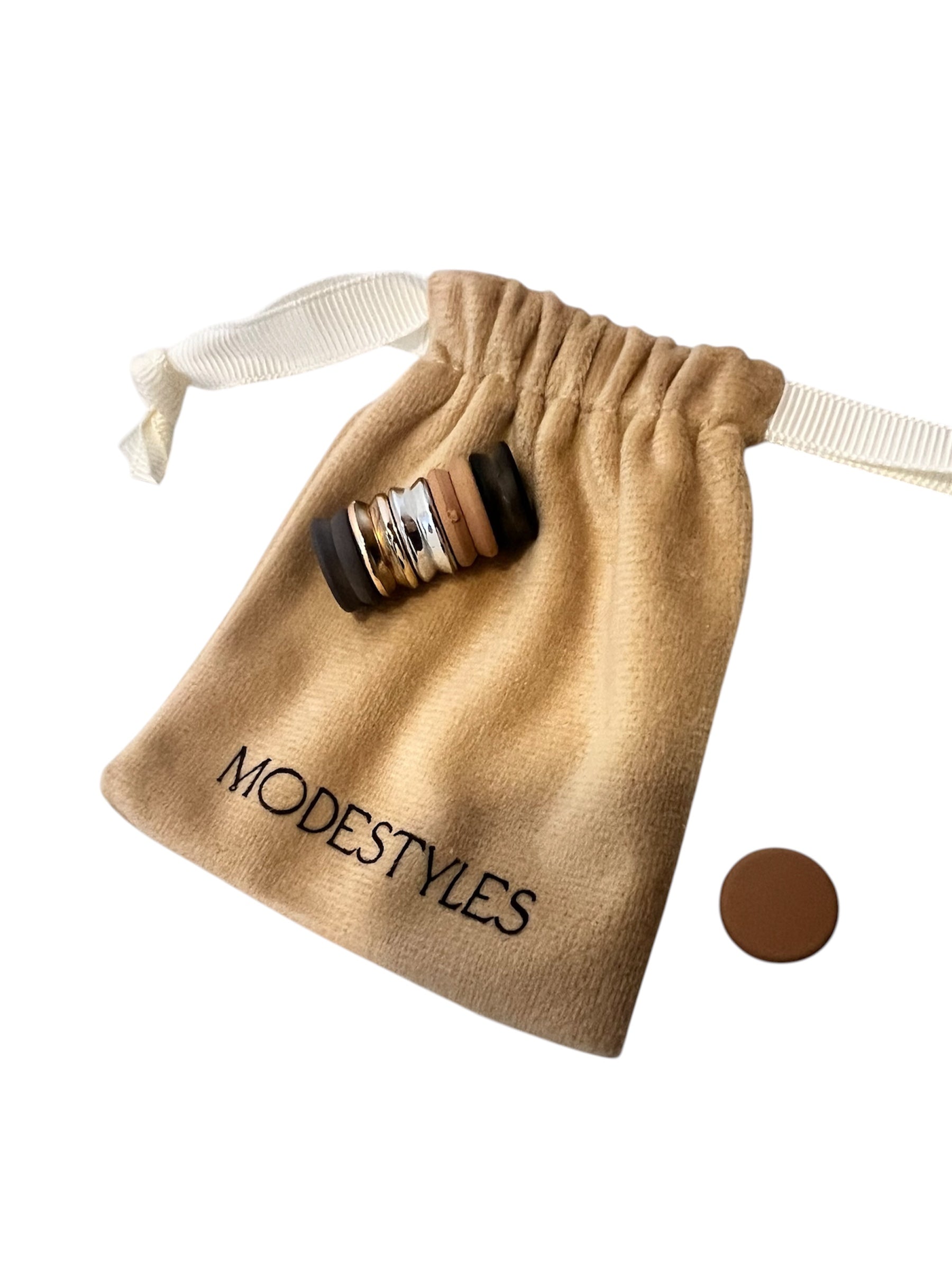 Set of 6 Flat Magnets with Pouch